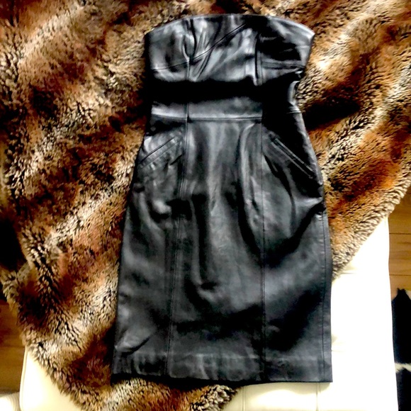 Dresses & Skirts - Perfect sexy genuine soft leather dress